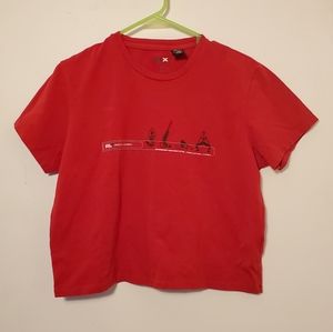 Rare RLX Red Ralph Lauren Performance Technology Crop Top